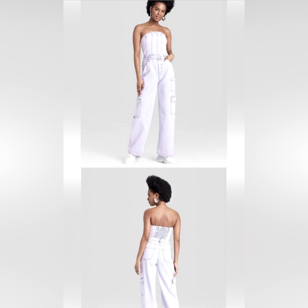 Adorable cargo jumpsuit